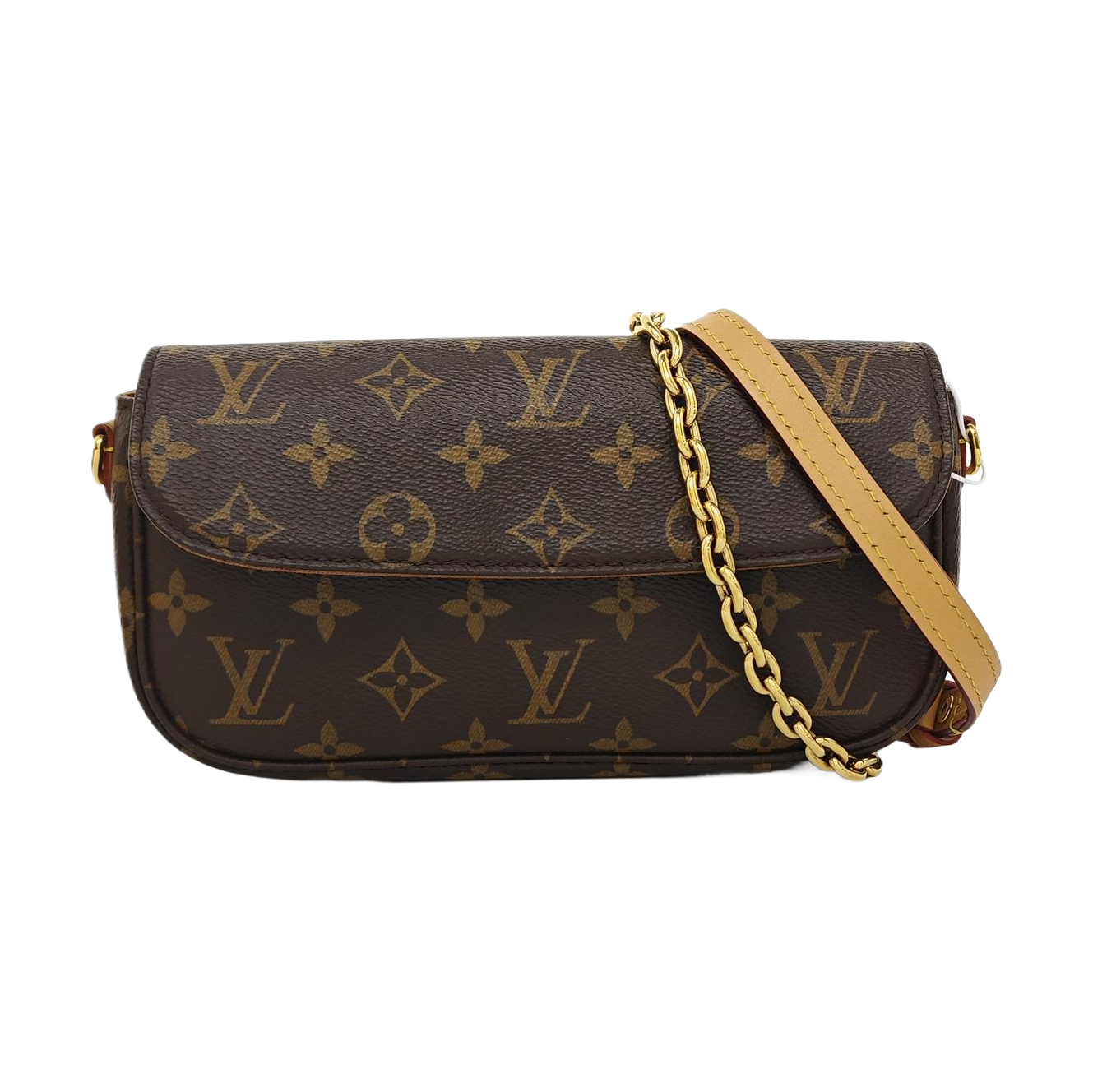 IVY Monogram Coated Canvas Brown