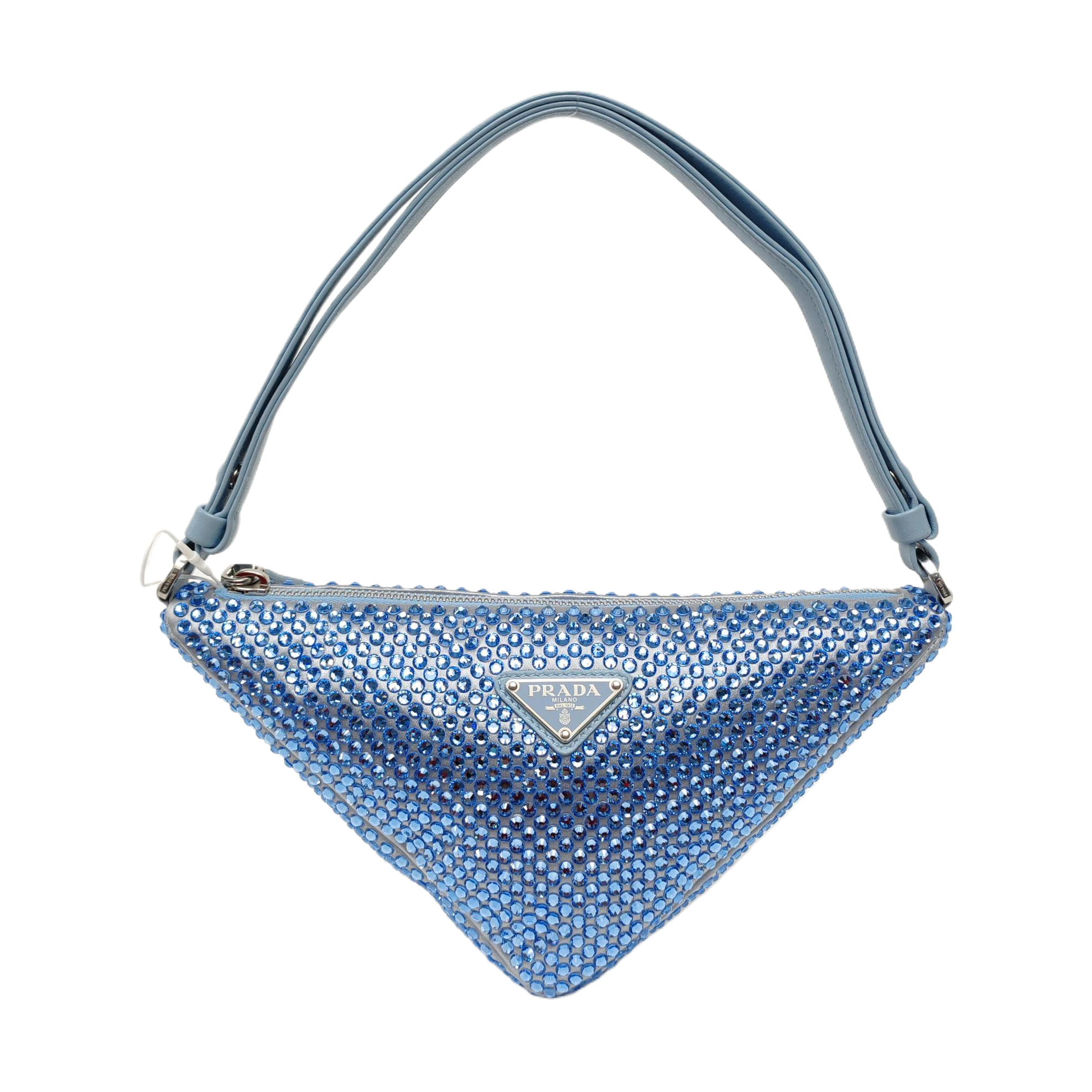 Crystal Shoulder Bag Blue