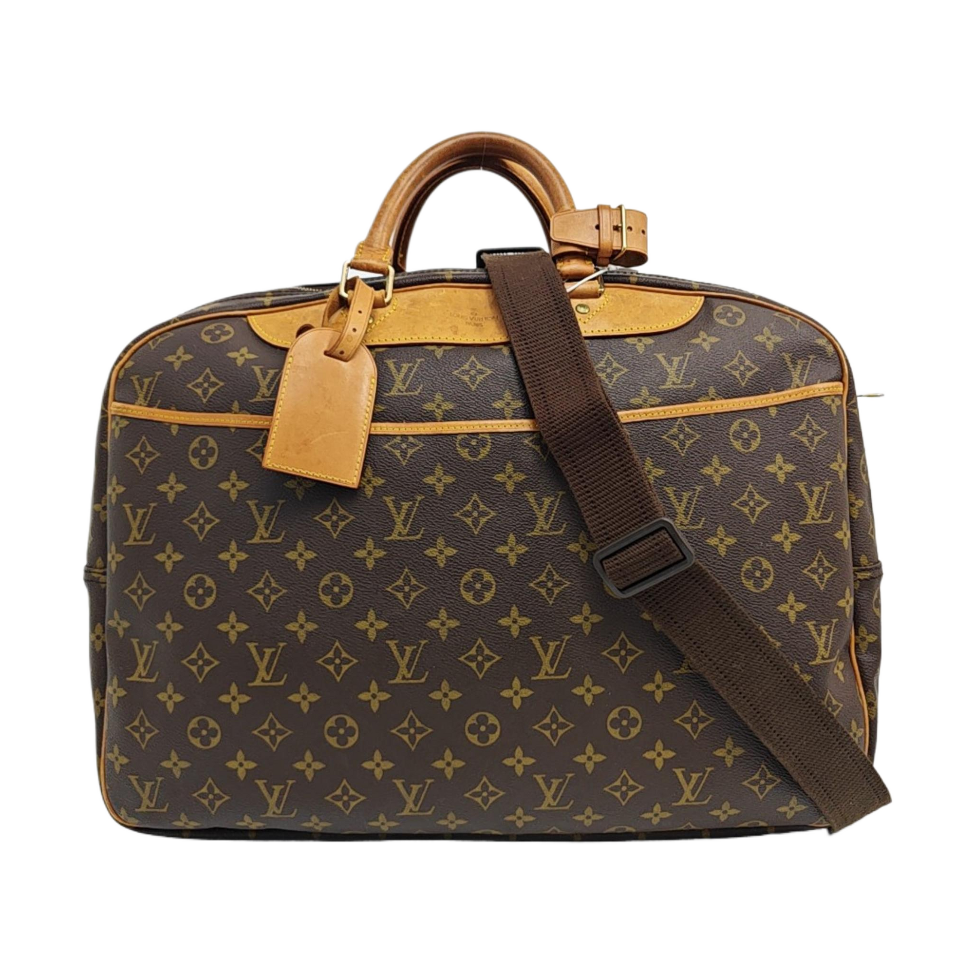 ALIZÉ Monogram Coated Canvas Brown