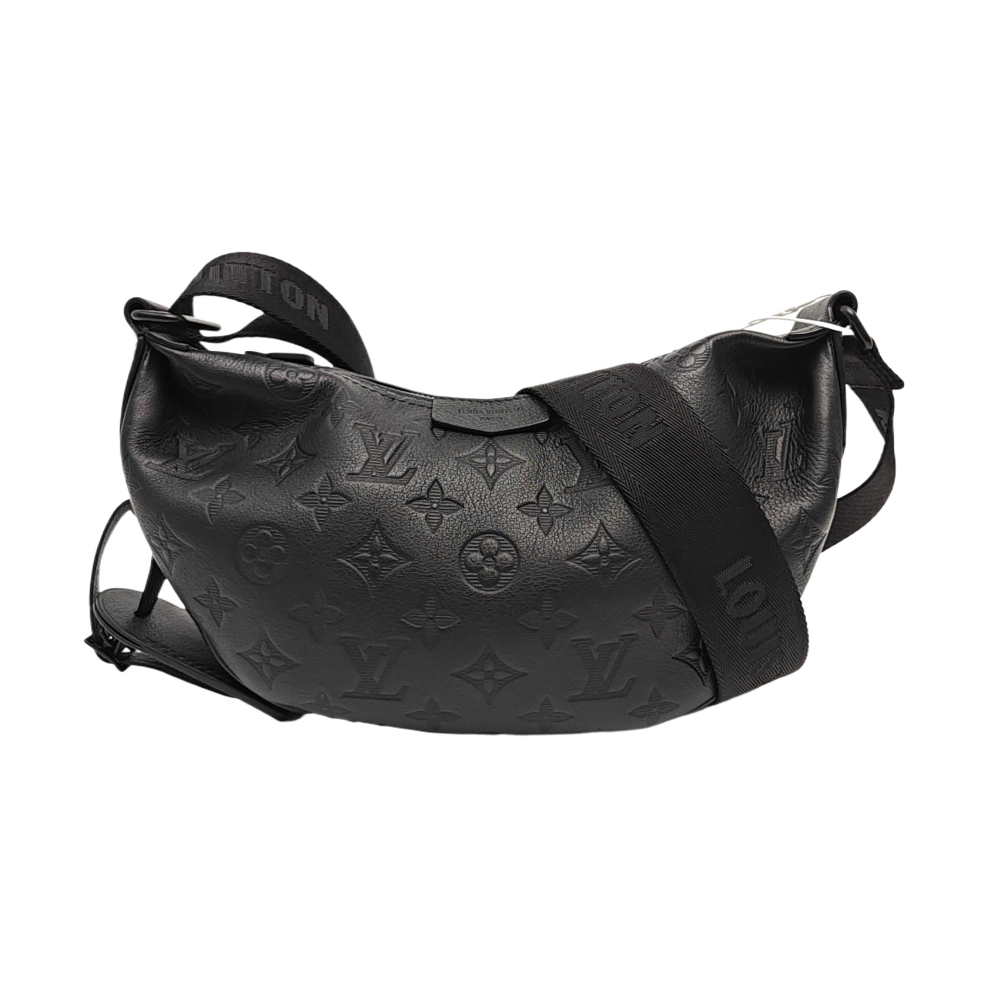 HAMAC PM Monogram Calfskin Black