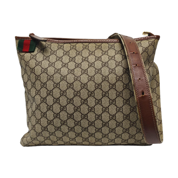 Monogram Canvas Shoulder Bag Black