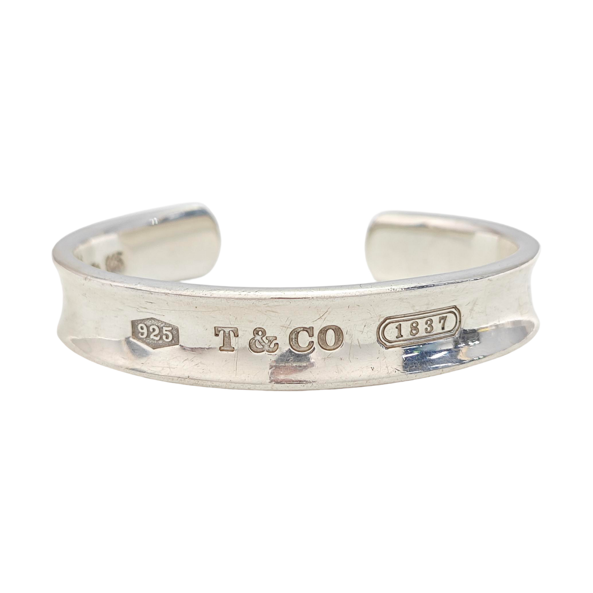 Tiffany 1837 925 Sterling Silver Bangle