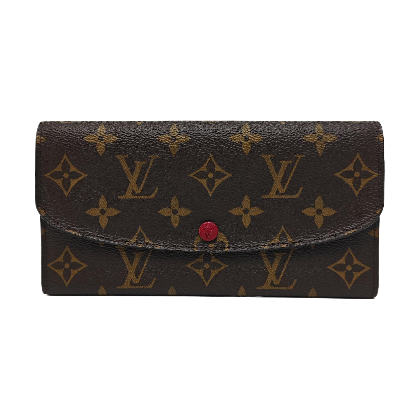EMILIE Monogram Coated Canvas Brown
