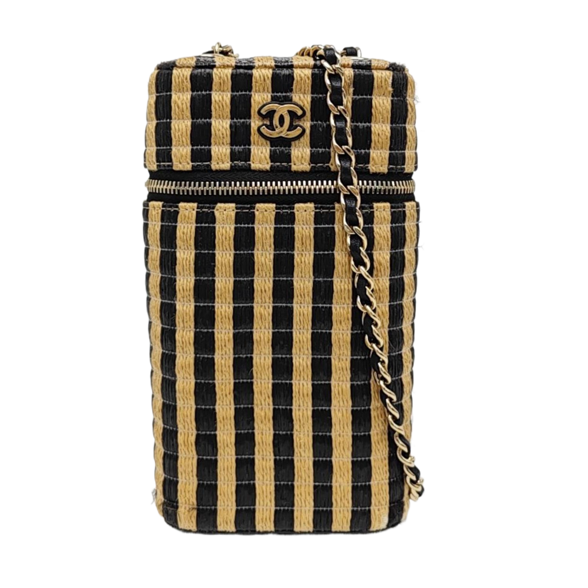 Straw Shoulder Bag Beige