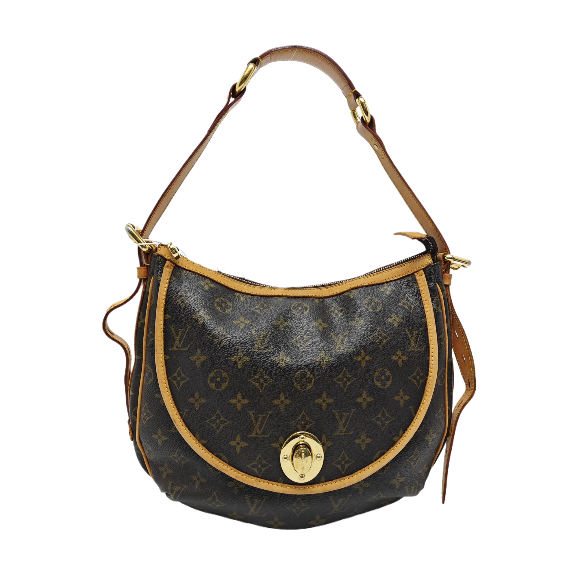 TULUM GM Monogram Coated Canvas Brown