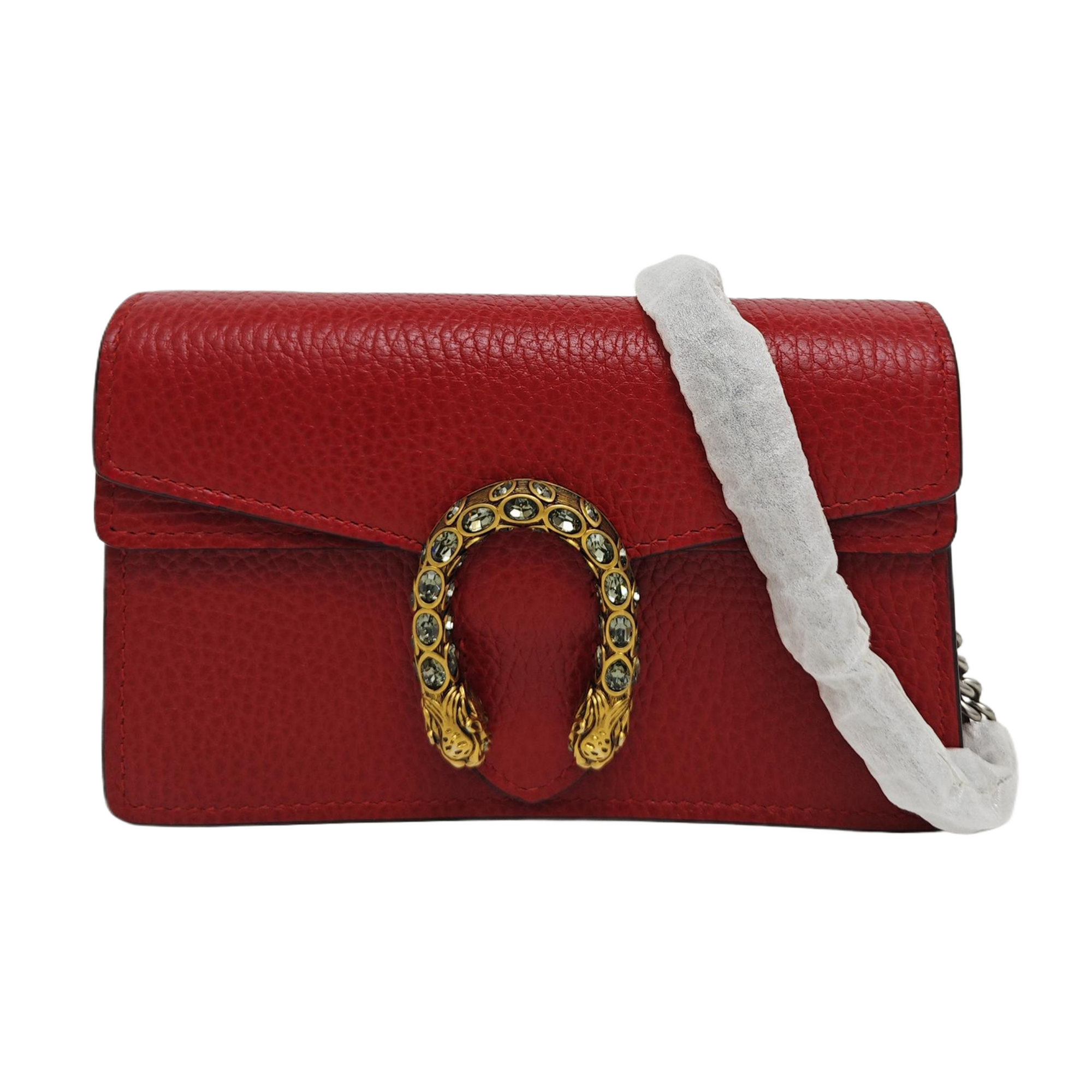 Dionysus Super Mini Piel de becerro roja