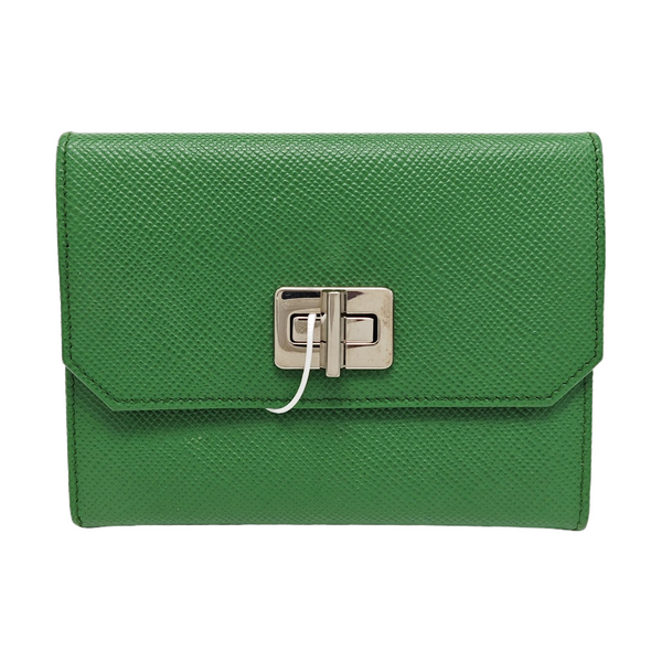 Calfskin Wallet Green