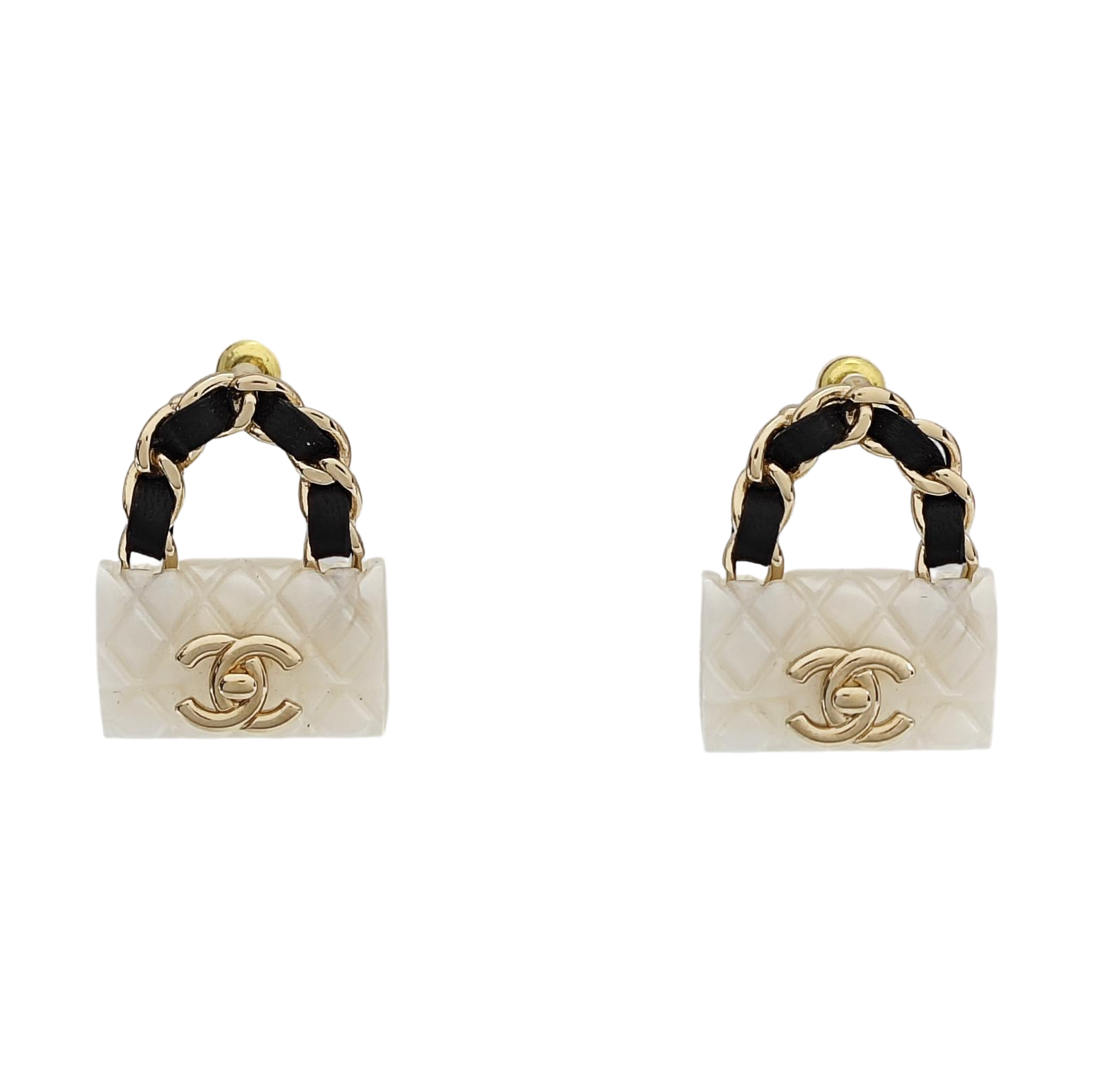 Metal Gold Stud Earrings