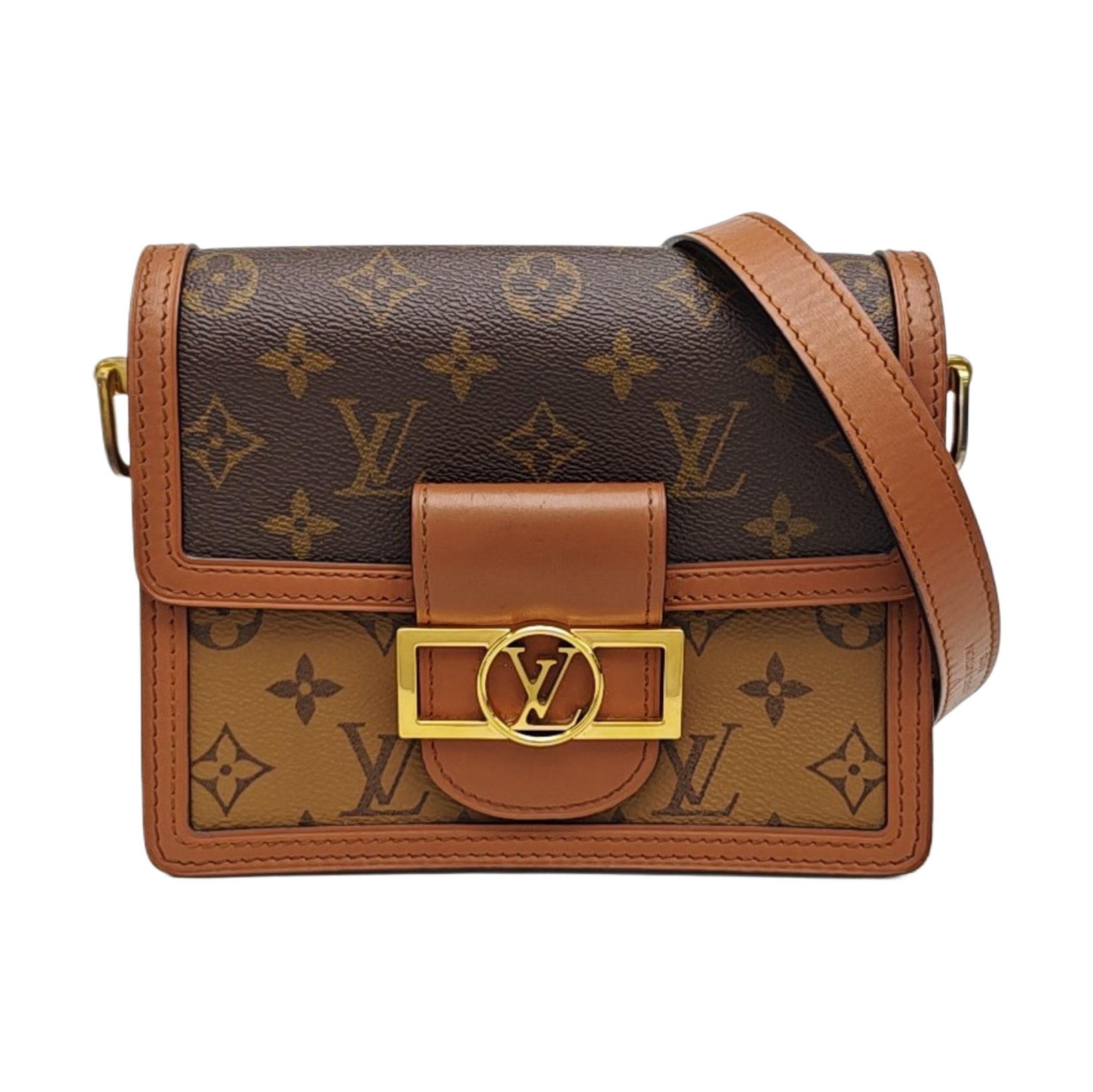 DAUPHINE Mini Coated Canvas Brown