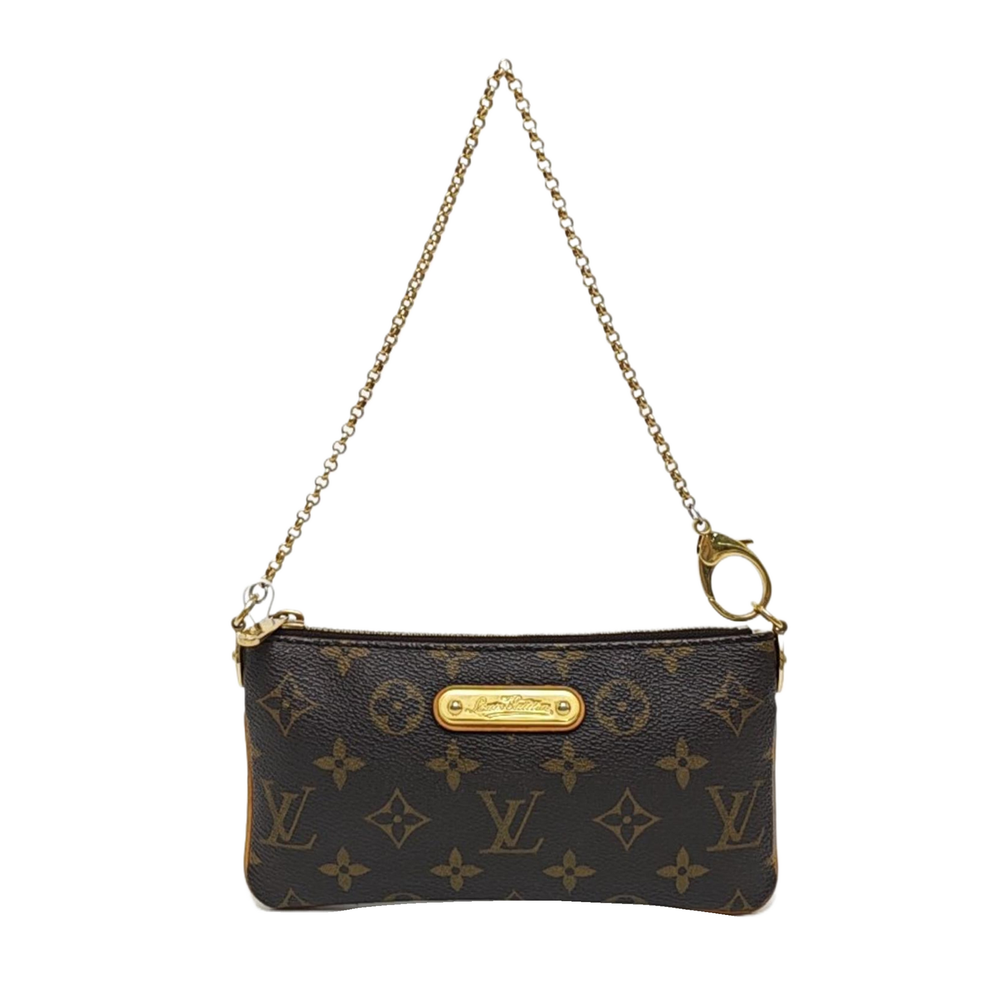 VINTAGE MILLA MM Monogram Coated Canvas Brown