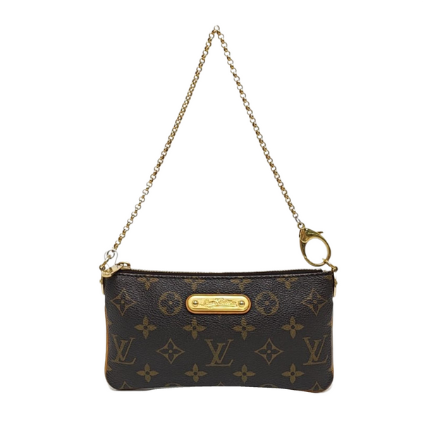 VINTAGE MILLA MM Monogram Coated Canvas Brown