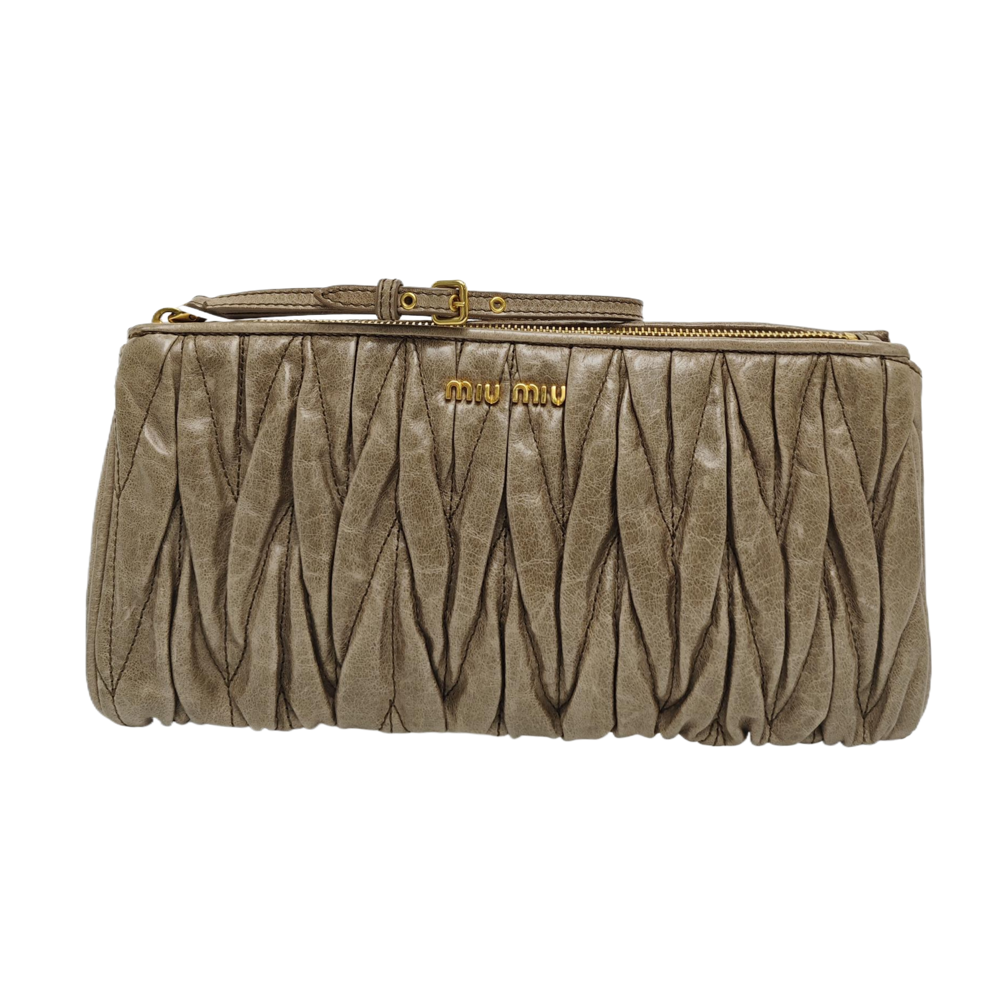 Calfskin Clutch Gray