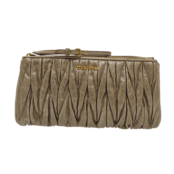 Calfskin Clutch Gray
