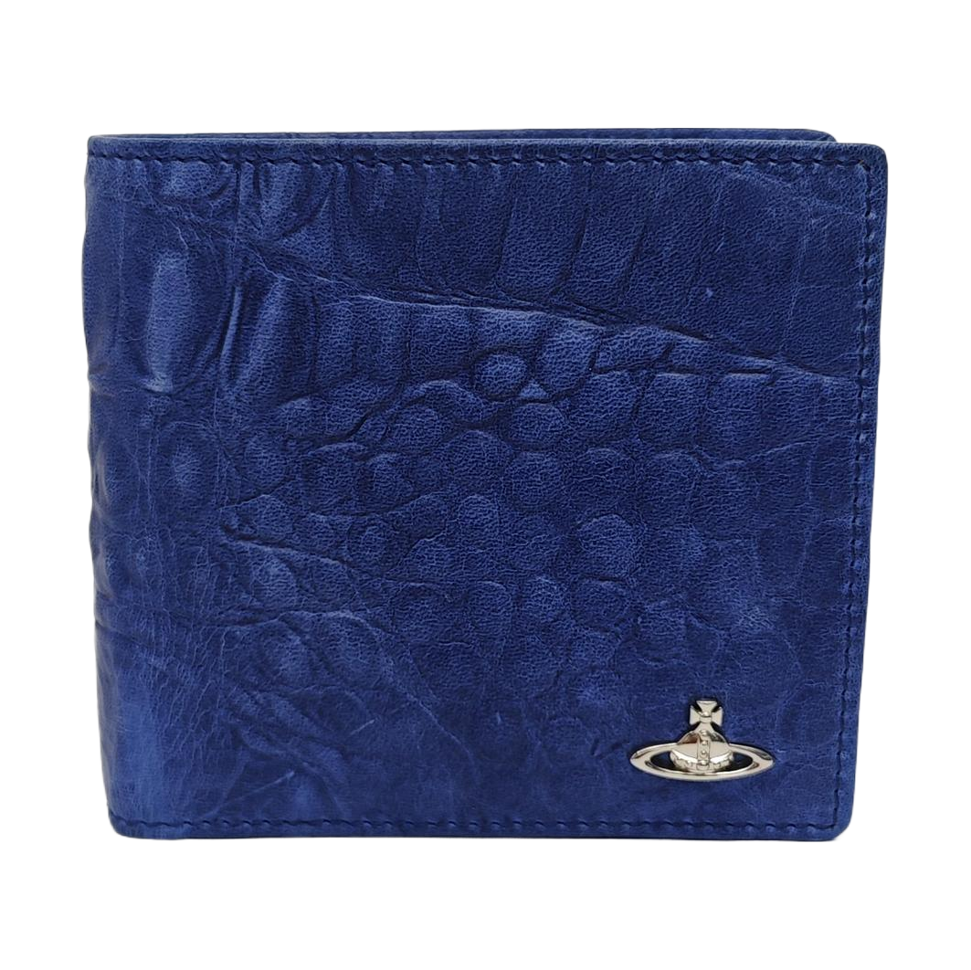 Leather Wallet Blue