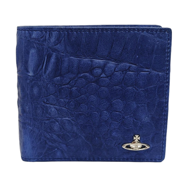 Leather Wallet Blue