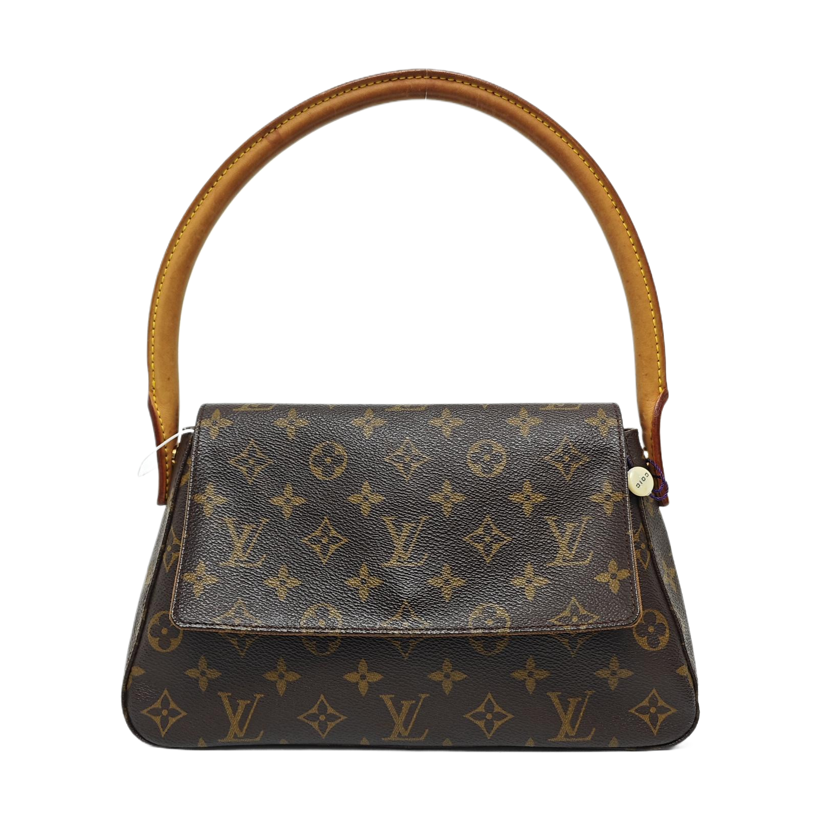 LOOPING PM Monogram Coated Canvas Brown