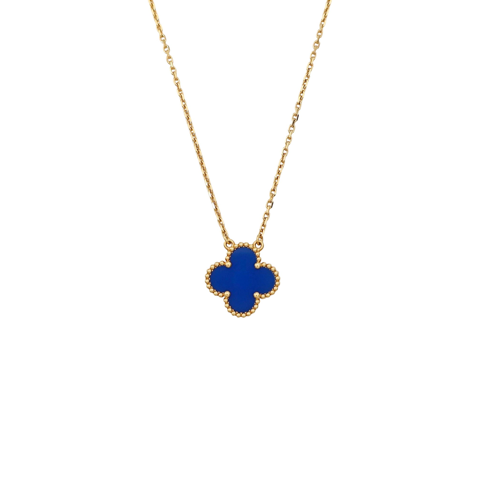 Vintage Alhambra 18k Gold Necklace