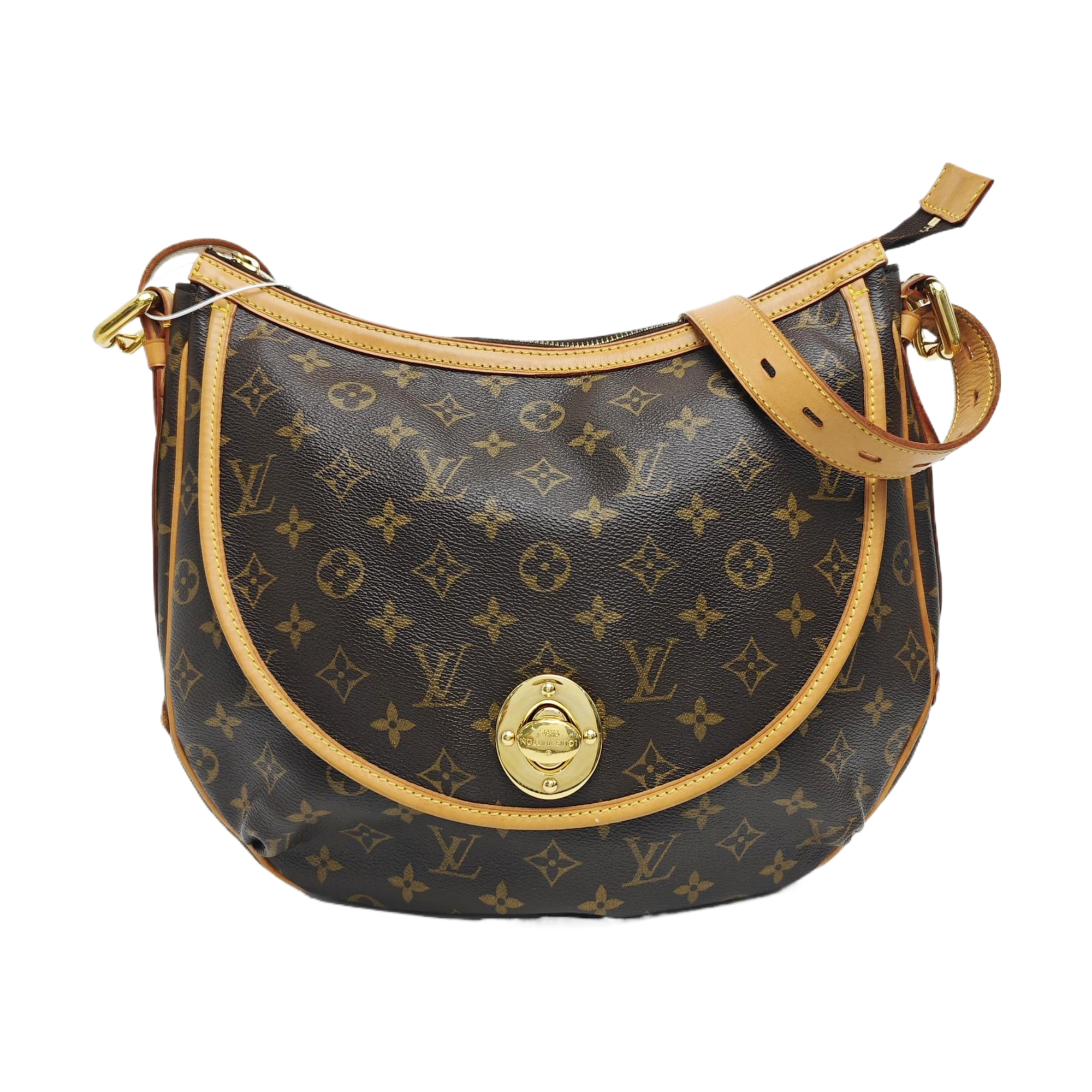 TULUM GM Monogram Coated Canvas Brown