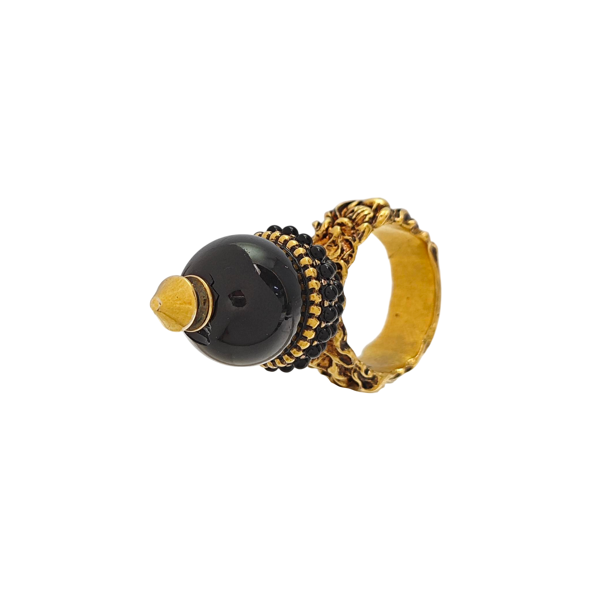 Metal Gold Ring HK 13