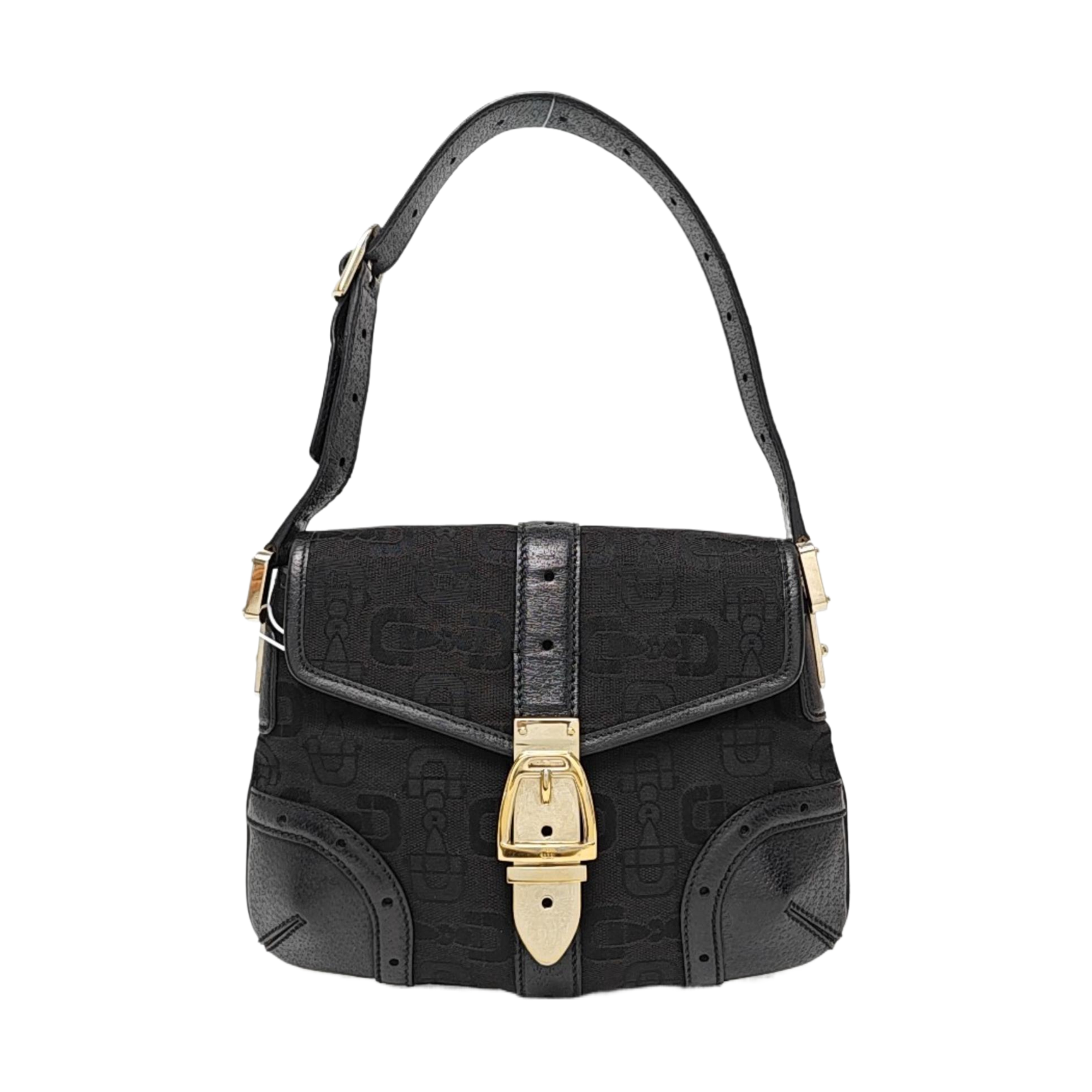 Canvas Top Handle Bag Black