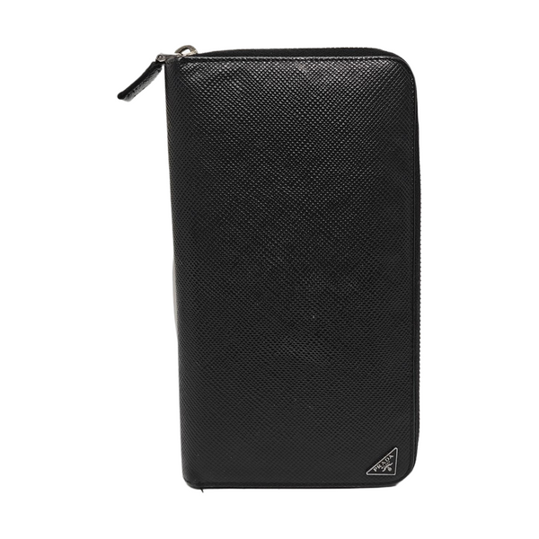 Saffiano Calfskin Wallet Black