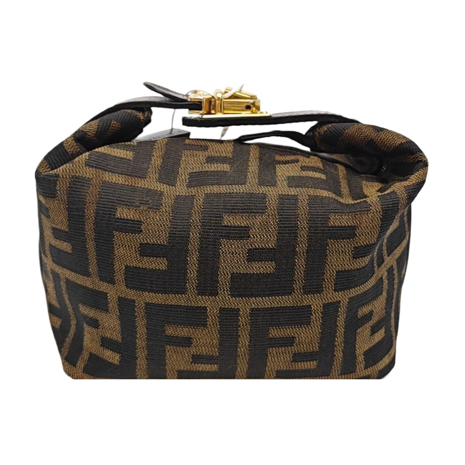 Canvas Top Handle Bag Brown