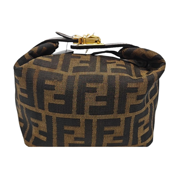 Canvas Top Handle Bag Brown