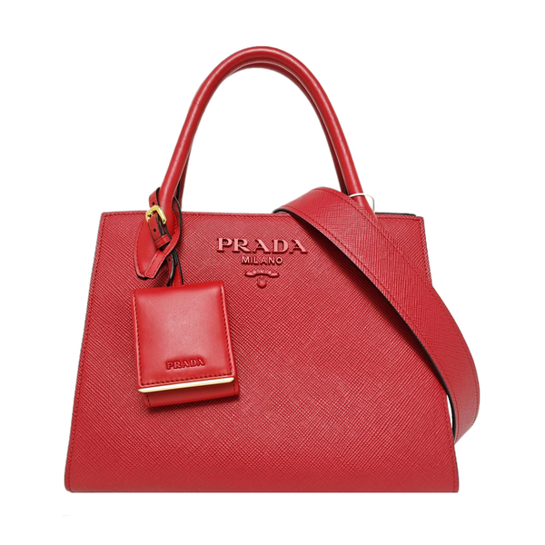 Monochrome Calfskin Red