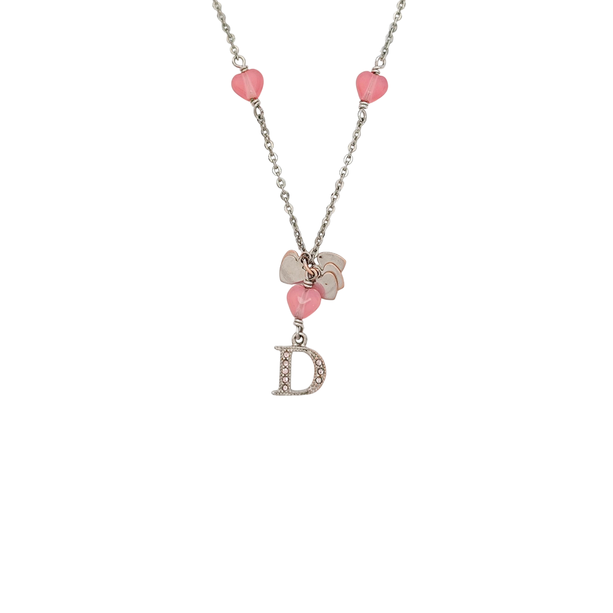 CD Swing Metal Silver Necklace
