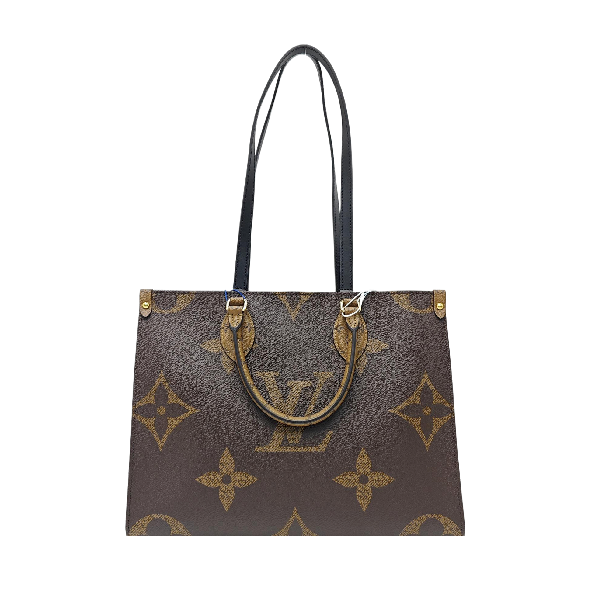 ONTHEGO MM Monogram Coated Canvas Brown