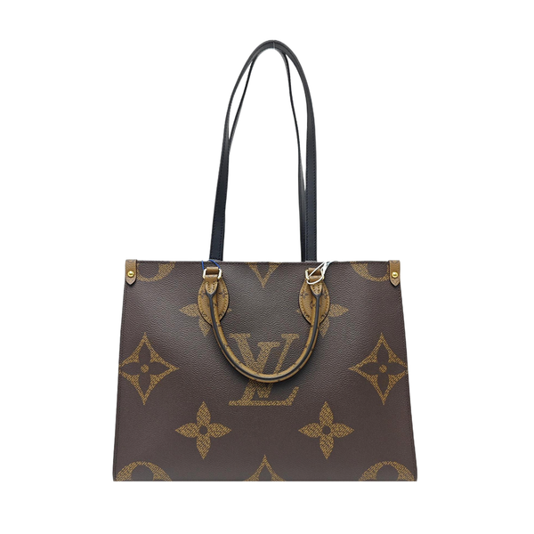 ONTHEGO MM Monogram Coated Canvas Brown