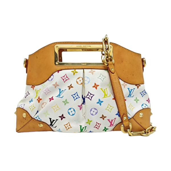 LV × TM JUDY MM Monogram Coated Canvas White