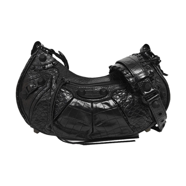 Le Cagole Mini Calfskin Black
