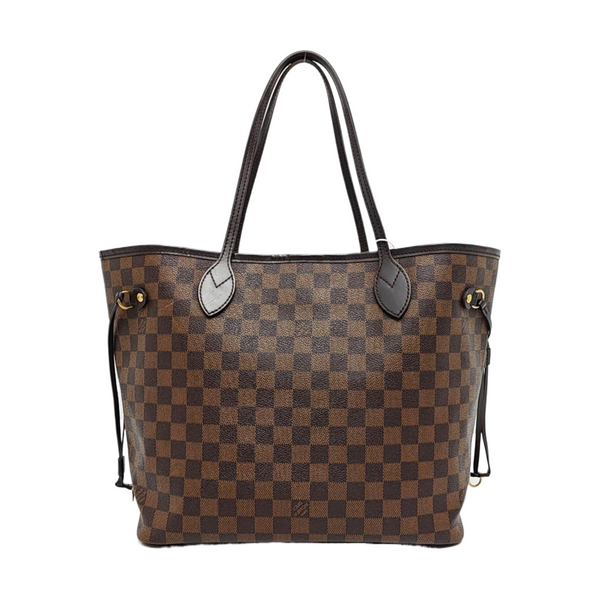 NEVERFULL MM Damier Ebene Coated Canvas Brown