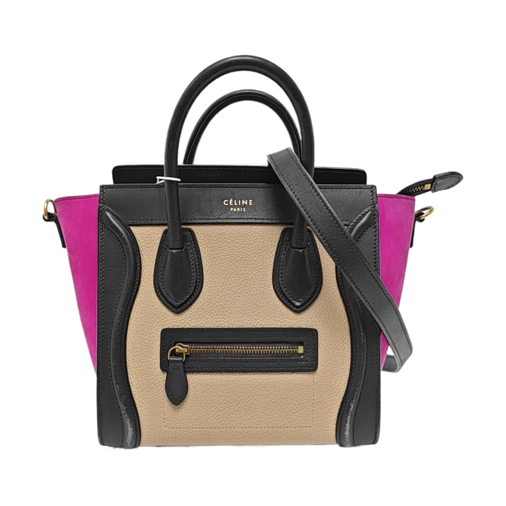 Authenticated pre-owned  LUGGAGE Nano Calfskin Multicolor - Tote Bag at Looply