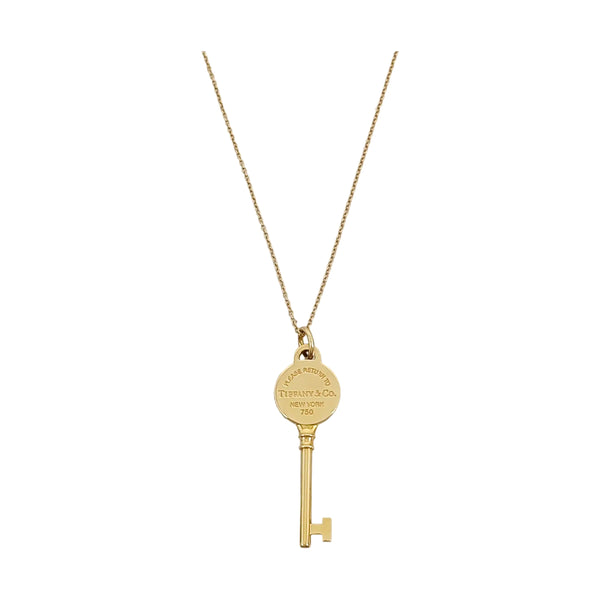 Tiffany Keys 18k Gold Necklace