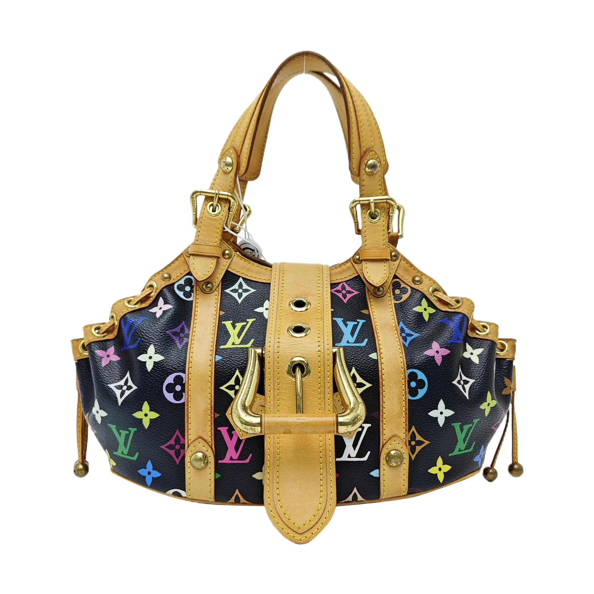 LV × TM THEDA GM Monogram Coated Canvas Black
