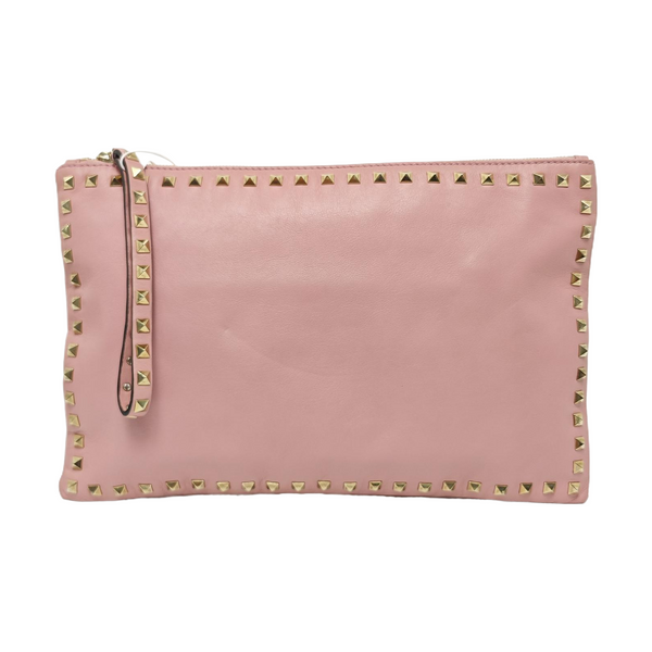 Rockstud Calfskin Pink