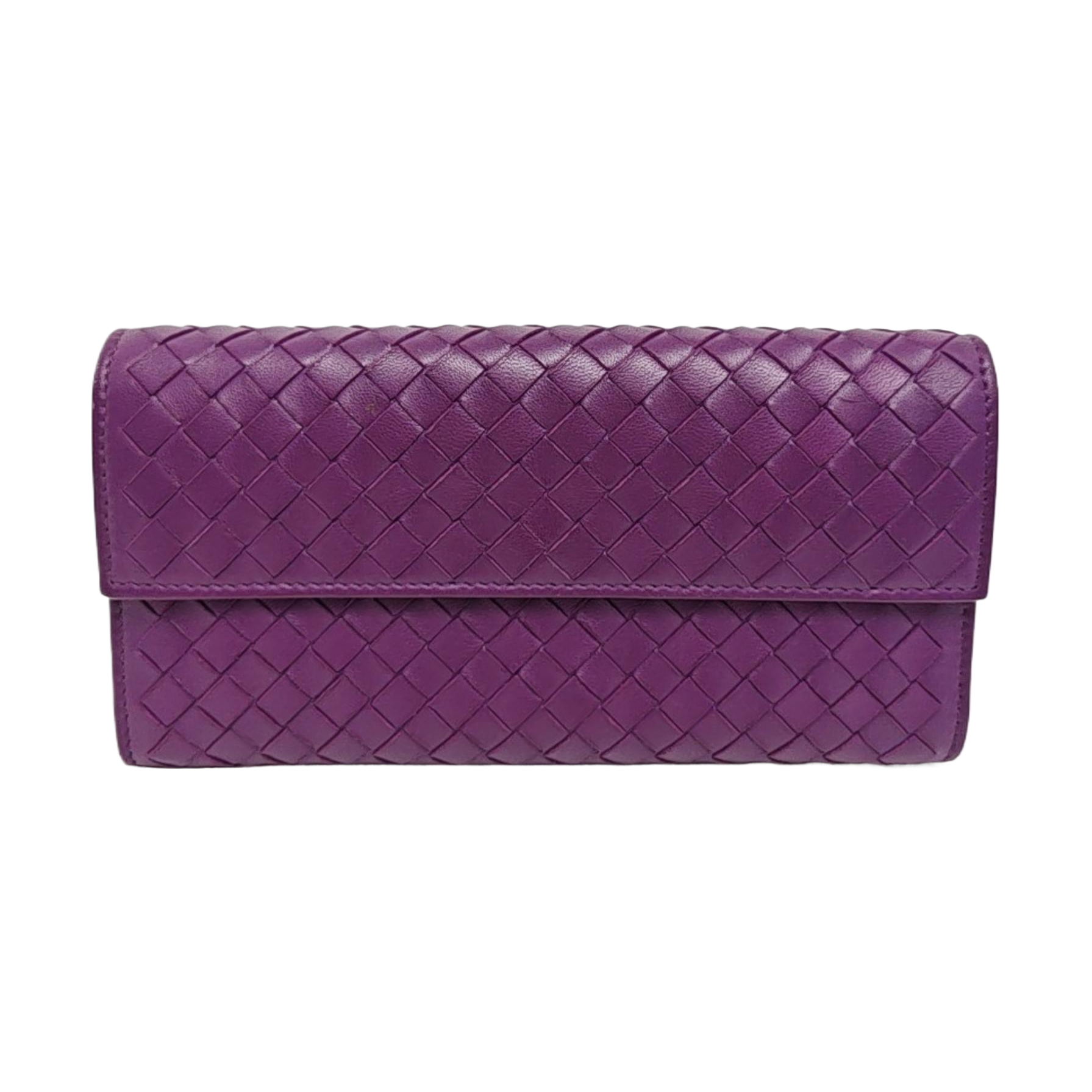 Calfskin Wallet Purple