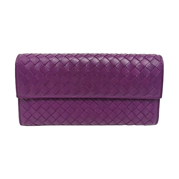 Calfskin Wallet Purple