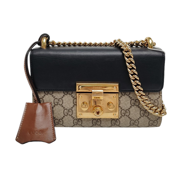 Authenticated pre-owned  Padlock Small Monogram Coated Canvas Multicolor - Shoulder Bag at Looply
