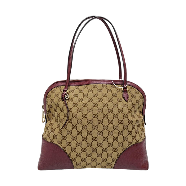 Bree Monogram Canvas Beige