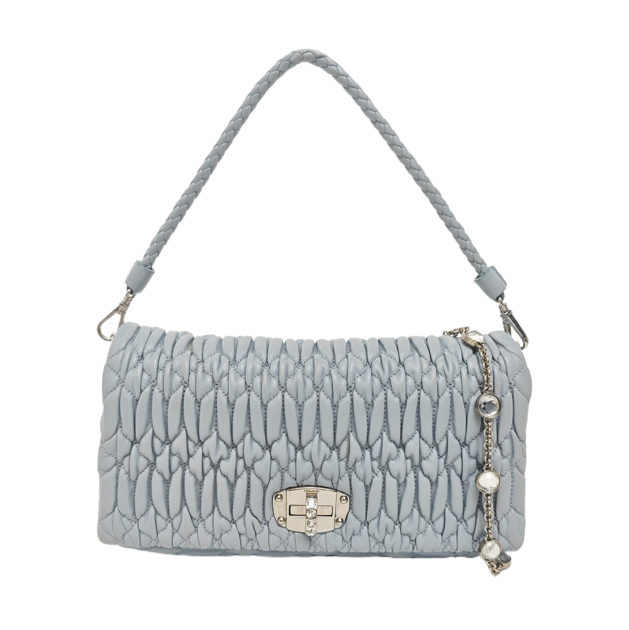 Crystal Lambskin Blue
