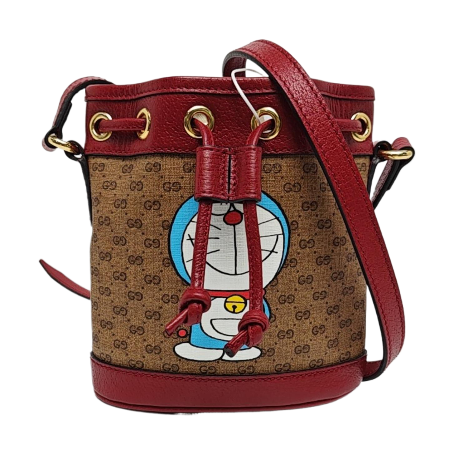 Doraemon X Gucci Mini Monogram Coated Canvas Multicolor