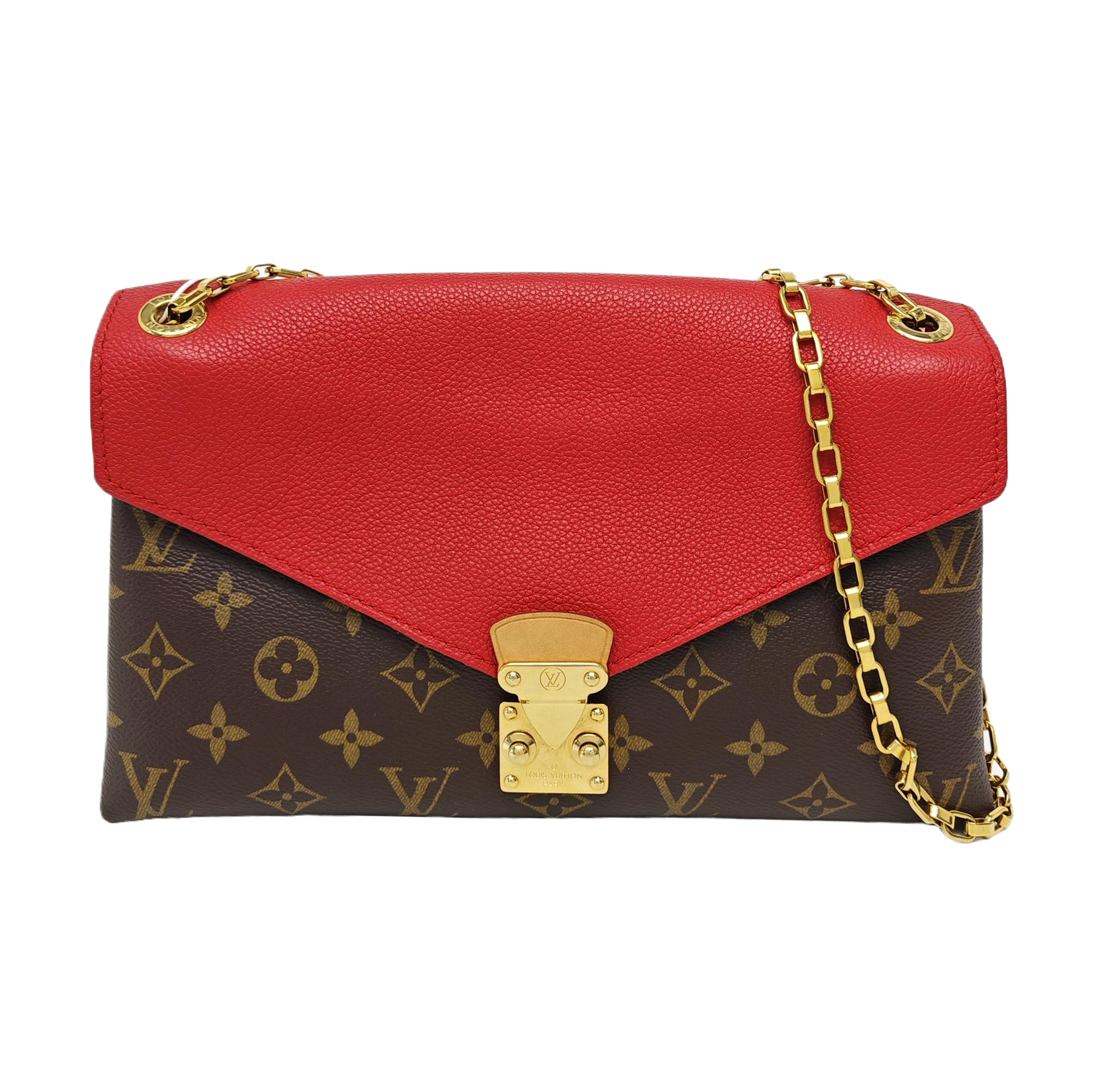 PALLAS BB Monogram Coated Canvas Brown