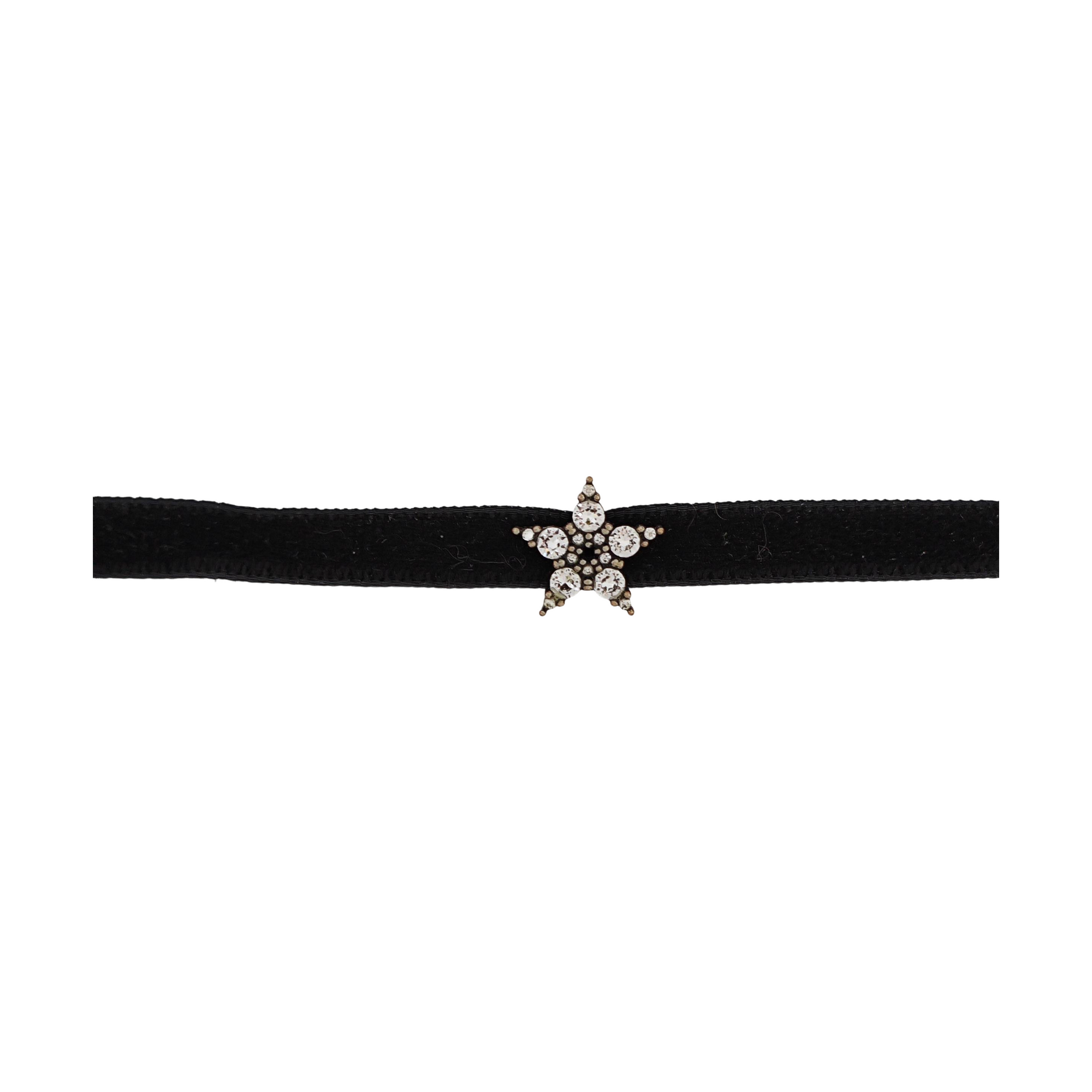 J'adior Fabric Black Necklace