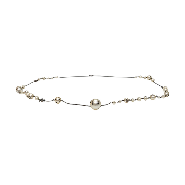 Metal Waist Chain Black