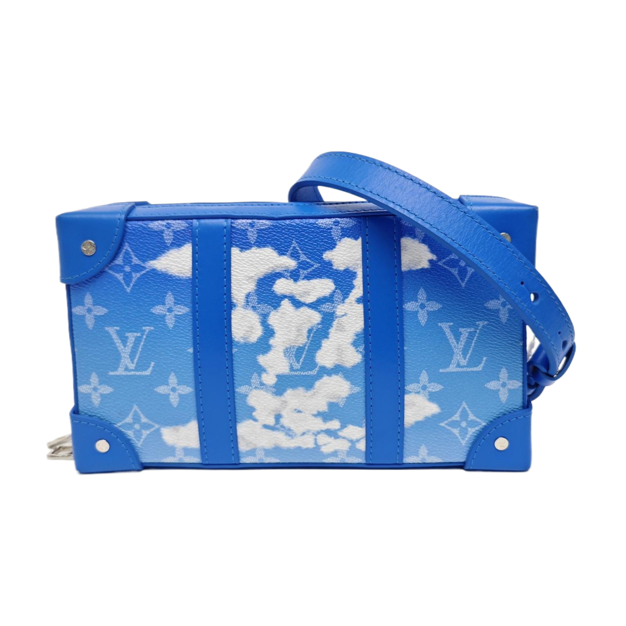 WALLET TRUNK Monogram Coated Canvas Blue