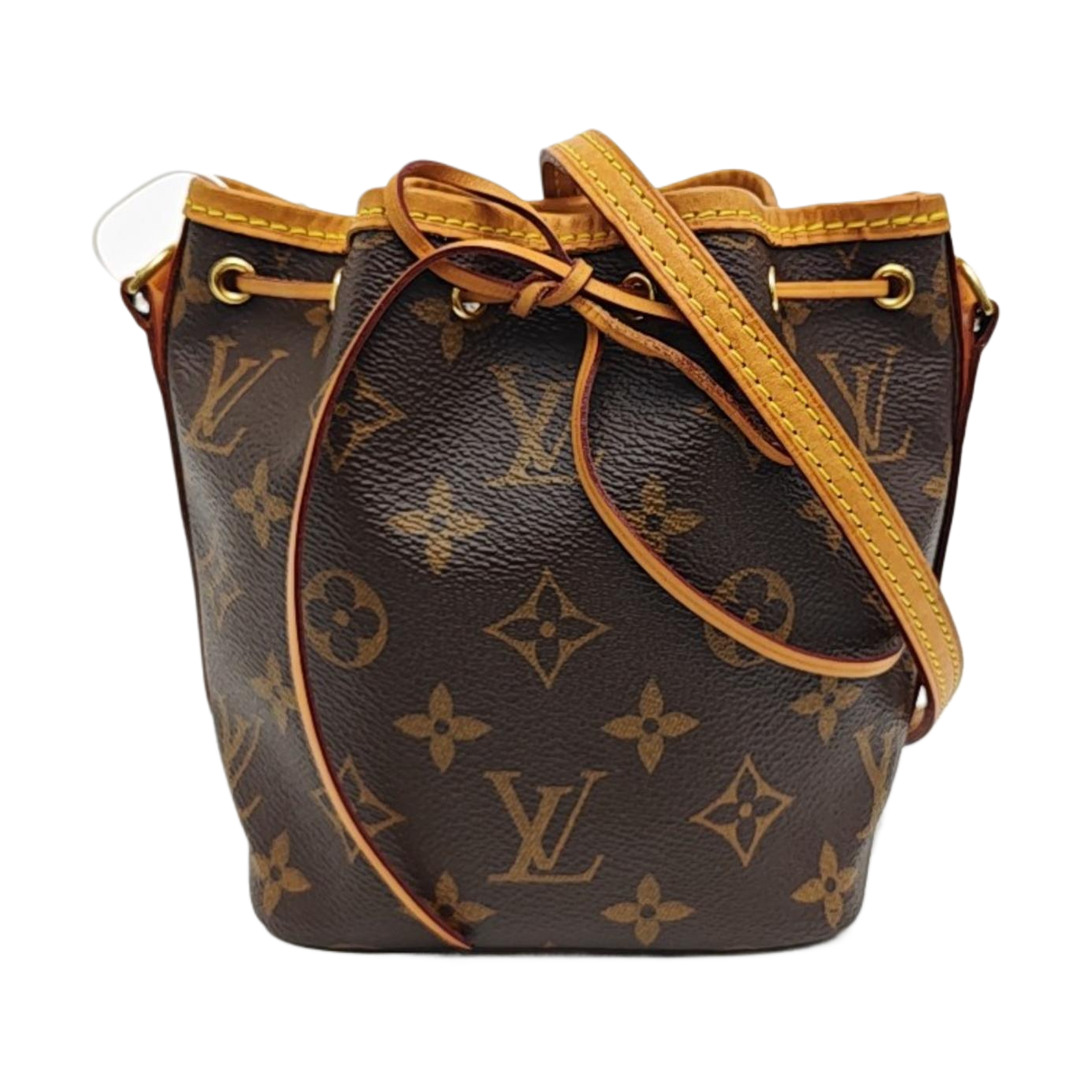 NÉONOÉ Nano Monogram Coated Canvas Brown