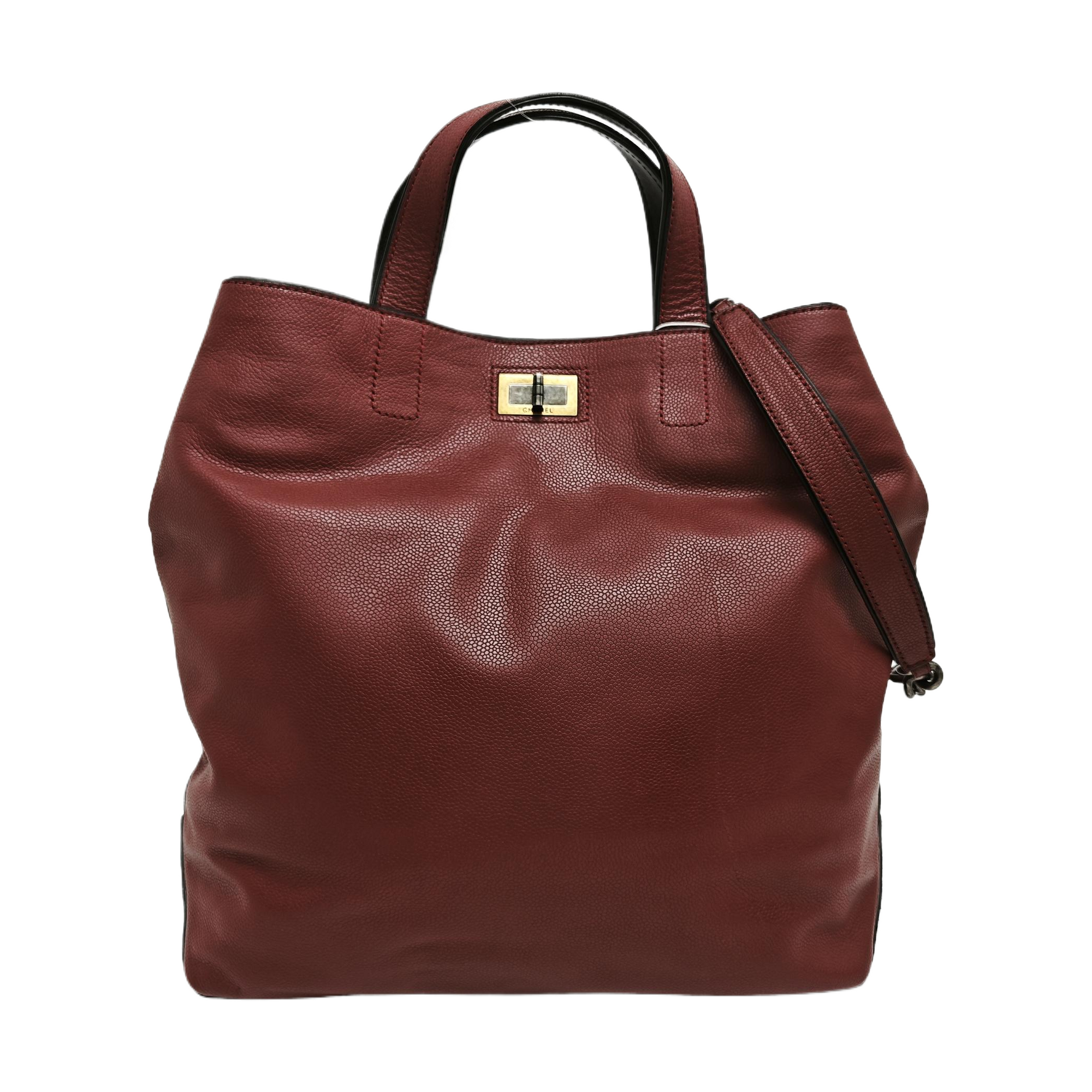 Calfskin Shoulder Bag Red